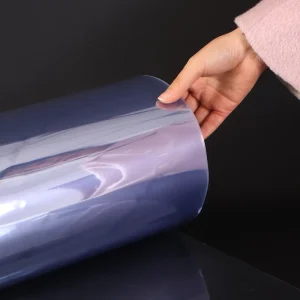 0.25mm 0.3mm 0.35mm 0.4mm 0.5mm Plastic Transparent Rigid PVC Film Roll Cutting for Blister Packing Customizable Thickness
