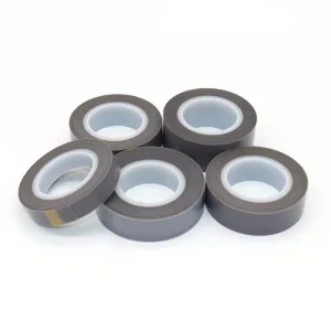 0.25mm gray PTFE film tape anti friction for electrical insulation adhesive tape