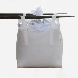 1-1.5 Ton Polypropylene PP Woven FIBC Jumbo Big Bulk Bag for Cement and Sand with Spout 5:1 Safety Factor