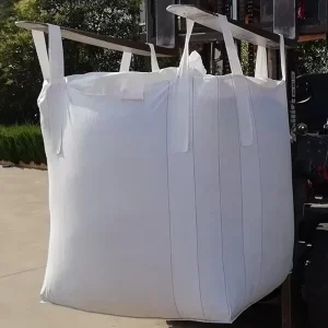 1-2 Ton Food Grade 100% Virgin PP FIBC Breathable Tubular Bulk Bags 5:1 Safety Factor Customized Color/Size Jumbo Bags
