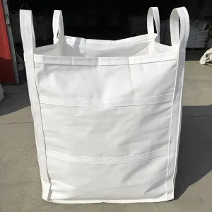 1-2 Ton PP Woven Big Jumbo Sling Bag with Side-Seam Loop Durable for Cement Bulk Materials Easy Handling
