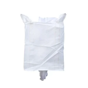 1 2 Ton Woven PP FIBC Bag Breathable With Lifting Loops 5 1 Safety Factor for Warehouse Use