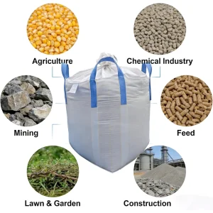 1 Ton 1.5 Ton FIBC Bulk Bag with PE Liner Moisture Proof Heavy Duty PP Woven Jumbo Sacks for Sugar Chemical Powder Mineral