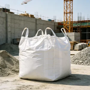 1 Ton 1000kg PP Woven FIBC Bulk Bag Top Spout Bottom Flat Jumbo Bag for Cement Sand