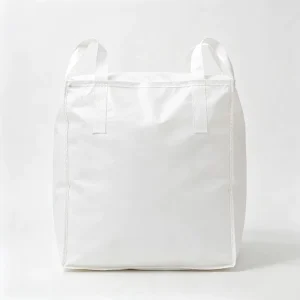 1 Ton Durable Big Bag FIBC PP Polypropylene 5:1 Safety Factor 90x90x90-120cm Custom Size White Custom Logo Open Top