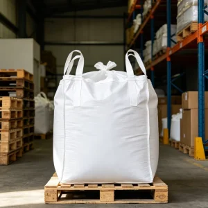 1 Ton FIBC Bulk Bag Open Top Flat Bottom Anti UV PP Woven Jumbo Bag for Outdoor Use
