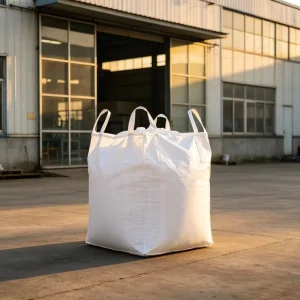 1 Ton Flat Bottom PP FIBC Jumbo Bag for Building Material Bulk Packaging