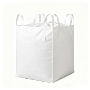 1 Ton Industrial Grade FIBC Bulk Bag Large Opening Spout Discharge Side Seam Loop Top Fill Skirt Breathable PP Material3