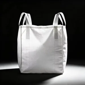 1 Ton Jumbo Bag FIBC Large Opening Flat Bottom Durable Storage Bag for Gravel and Rice