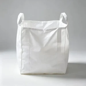 1 Ton Jumbo Bag FIBC PP Polypropylene 5:1 Safety Factor 90x90x90-120cm Custom Size White Logo Open Top with Spout