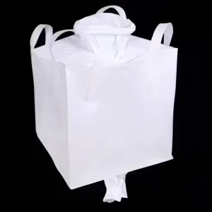1 Ton PP Plastic FIBC Big Bulk Jumbo Bags Spout Bottom Design with Printing for Chemical Sand Iron Storage