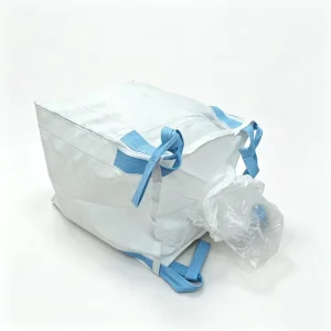 1 Ton Recyclable PP Woven Jumbo Bulk Bags Heavy Duty FIBC with Spout for Ore and Grain Transport SGS Certified