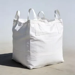 1 Ton Super Sack Jumbo Bag Plastic Tubular Woven PP Big Bag Flat Bottom Breathable 5 1 Safety Factor Bulk