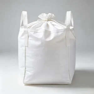 1 Ton White Durable PP Jumbo FIBC Bag with Breathable Design for Organic Storage and Transport Construction Use