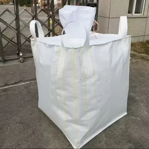 1 Tonne U-Panel FIBC Ton Bag Jumbo Bulk Bag with Big Flat Bottom Design Durable PP Material 5:1 Safety Factor
