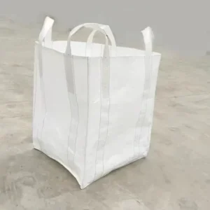 1.5 Ton Jumbo Bulk Bag FIBC Big Bag Top Open Flat Bottom Breathable PP Material 5:1 Safety Factor Cross Corner Loop