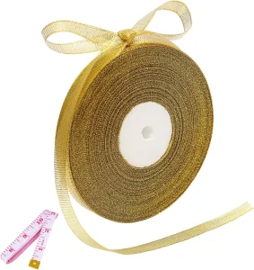 1.5cm Width 24yard Gift Packaging Ribbon Roll Custom Brand Logo Satin Ribbon