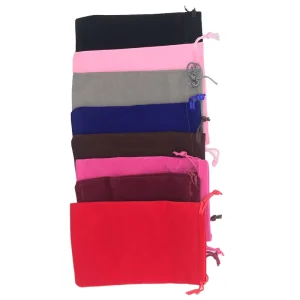 10*12CM Velvet Dust Bag with Drawstring for Earrings Storage Customizable Potli Bags