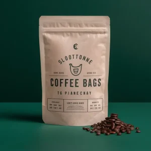 100% Biodegradable PLA Stand up Pouch Biodegradable Kraft Paper Zipper Bag Eco Friendly Custom Printed