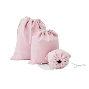 100% Cotton Drawstring Dust Cover Bag with Handbag