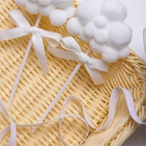 100% Cotton Ribbon Custom Size Natural Cotton Roll 20mm Colorful Packaging Bows for Gift Wrapping Dress Accessories