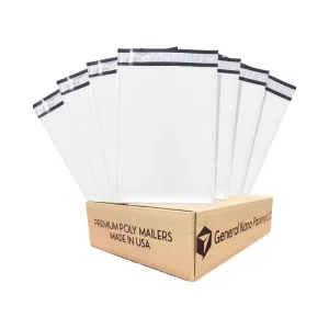 100 Count White Poly Mailers 10×13 Extra Strong Self Sealing Shipping Envelopes Waterproof Tear Puncture Resistant