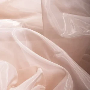 100% Dyed Organdy Organza Fabric 150cm 50 55GSM for Wedding Dress Garment