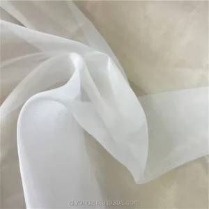 100% Polyester 30D Organza Organdy Fabric for Dress Wedding Decoration Embroidery