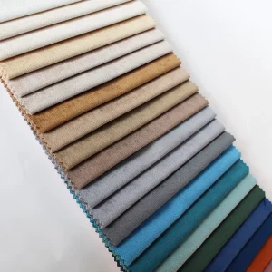 100% Polyester Velvet Upholstery Fabric Custom Color Plush Velvet Fabric for Sofa Cushion Cover