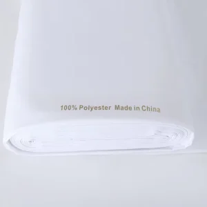 100% Spun Polyester Poplin Fabric Woven Plain Anti Static Anti Pill Breathable Medium Weight Arabic Saudi Mens
