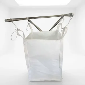 1000 KG U Panel 4 Corner Lift Loops FIBC Bag Full Open Top Flat Bottom Jumbo Bag for Grain Seed Farm Bulk Harvest