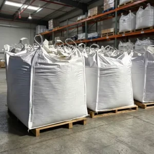 1000kg 1500kg Heavy-Duty FIBC Bulk Bags with Reinforced Outer Seams for Mining Ore and Construction Sand Loading