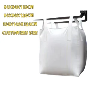 1000kg-2000kg Heavy Duty FIBC Ton Bag PP Woven Jumbo Bag UV Protected Laminated Discharge Spout Industrial Bulk Bag