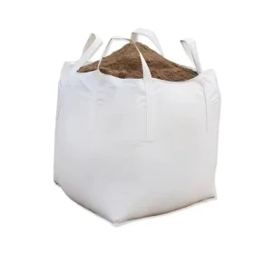 1000kg 2000kg PP Polypropylene Durable Super Sacks White 1.5 Ton FIBC Jumbo Bag Cross Corner Loop 5:1 Safety Factor