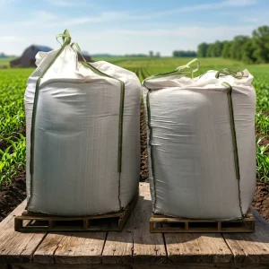 1000kg Breathable FIBC PP Flat Bottom Ton Bag Big Bulk Jumbo Bags