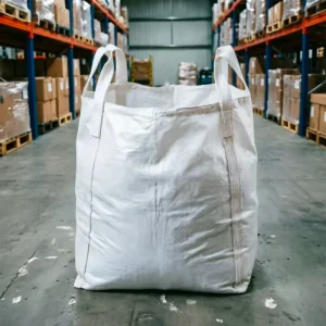 1000kg FIBC Bulk Bag Top Open Flat Bottom PP Woven Jumbo Bag for Industrial Chemicals