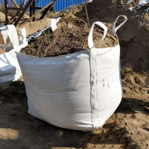 1000kg Jumbo PP Woven Sling Big Bag Breathable FIBC with 5:1 Safety Factor