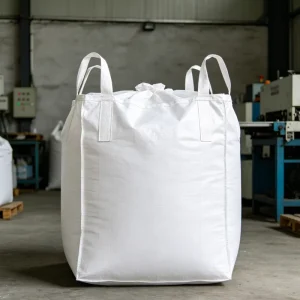 1000kg PP Woven FIBC Jumbo Bag Full Open Top Flat Bottom Bulk Bag for Cement Sand Mining Storage
