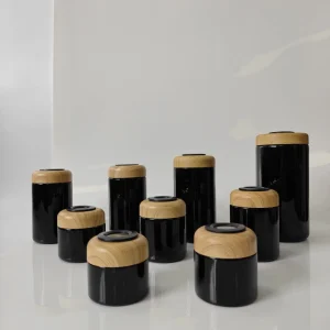 100ml 120ml 150ml 200ml 250ml 300ml 400ml 500ml 1000ml Glass Jars With Humidity Thermometer Screw Cap