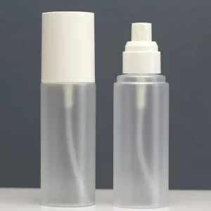 100ml 120ml 150ml Plastic PET Frosted Facial Toner Lotion Bottle Empty Cosmetics Screw Cap Pump Shampoo Use Screen Printing