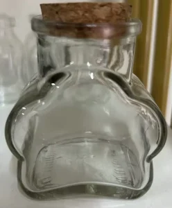 100ml Flower Shape Glass Storage Jar for Food Candy Jelly Sugar Cream for Wedding Parties with Cork