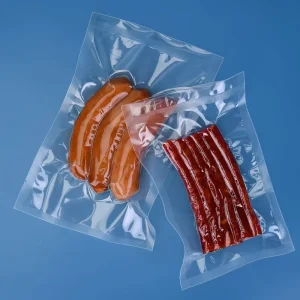 100pcs Custom Security Smooth Sealer PE Plastic Packaging Saver Chamber Nylon Vacuum Bag