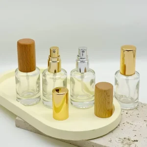 10ml Mini Glass Perfume Refill Spray Bottle With Plastic Lids