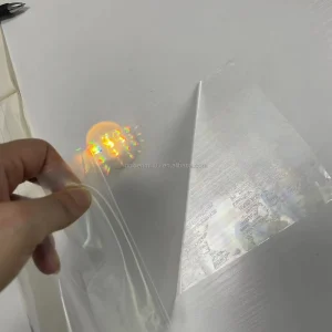10pcs Adhesive Diffraction Film with Glue Sticky Can Stick on Diffraction Film with Adhesive in Sheet