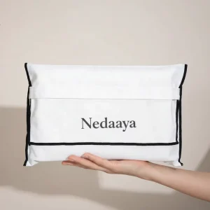 12*15Cm Cotton Muslin Drawstring Bag with Lable Custom Logo Printed Soap Perfume Dust Packaging Muslin Bag