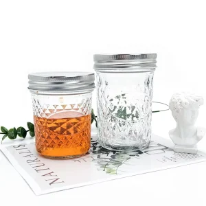 120ml Mini Mason 4oz Glass Jars with Lid for Jam Jelly Caviar