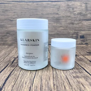 125ml 360ml Straight Sided Glass Jar Cylinder Glass Jar with Airtight Screw Lid for Capsule Vitamin Powder Container