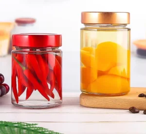 150ml 180ml 220ml 280ml 380ml Round Glass Jam Storage Jars with Custom Color Lid