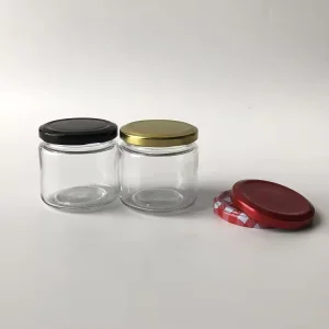 150ml 250ml Small Round Jam Glass Jar for Chili Garlic Sauce Salsa