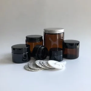 15g 20g 30g 50g 80g 100g 120g 220ml 250m Clear Amber Scented Candle Glass Jar with Lid